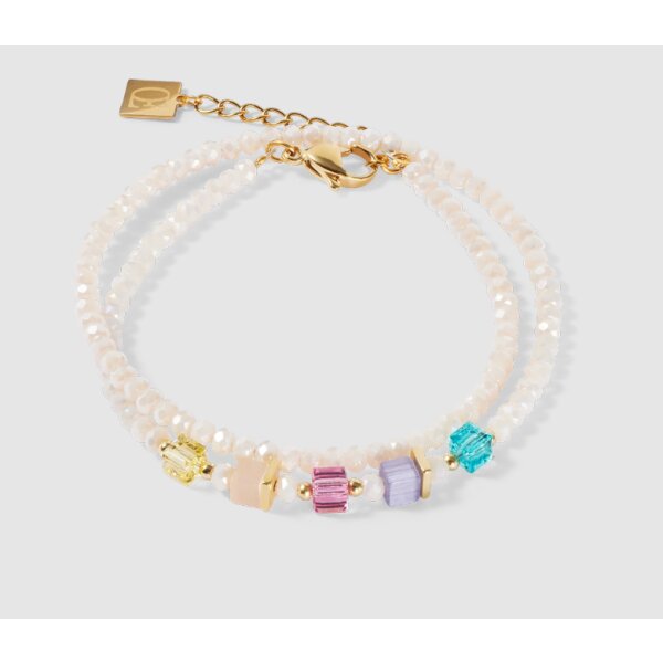 Coeur de Lion Armschmuck Joyful Colours gold-multicolor Edelstahl