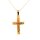 Anh&auml;nger 14 Karat Gelbgold Kreuz