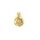 Anh&auml;nger 14 Karat Gelbgold Taufuhr und Schutzengel