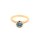 Ring 18 Karat Rotgold Aquamarin 1,07ct