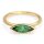 Ring 18 Karat Gelbgold Turmalin gr&uuml;n 0,89ct