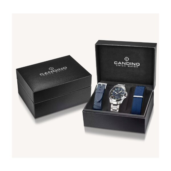 Candino Armbanduhr Quarz, Saphirglas, 100m wd