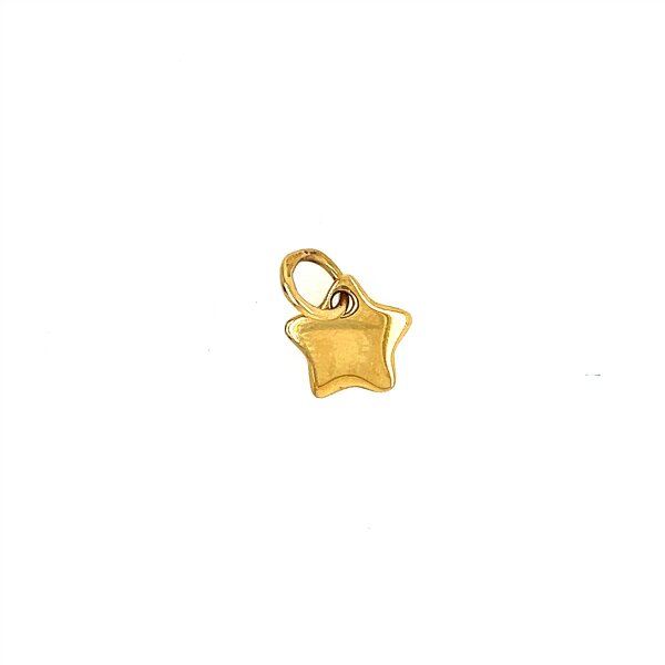 Anh&auml;nger 18 Karat Gelbgold Stern