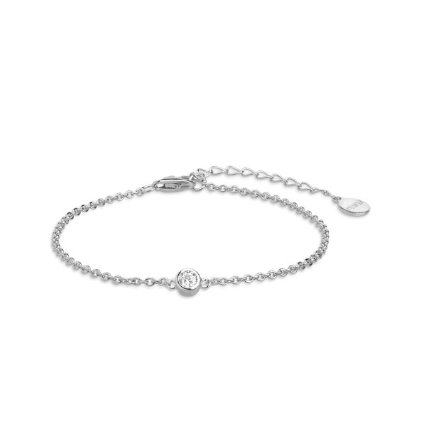 Armschmuck 925 Silber rhodiniert mit Zirkonia
