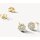 Ohrschmuck 14 Karat Gelbgold mit Zirkonia