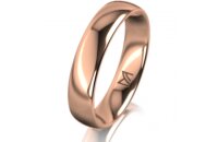 Ring 18 Karat Rotgold 4.5 mm poliert