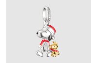 Anh&auml;nger 925 Silber gelbvergoldet Snoopy mit...