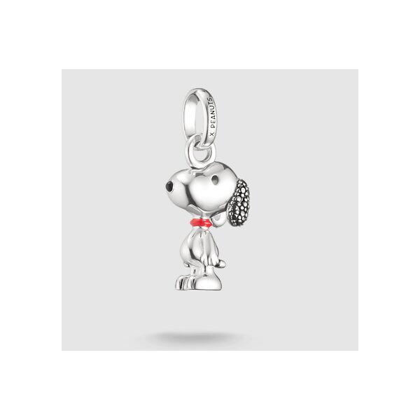 Anh&auml;nger 925 Silber Snoopy Pav&eacute; PEANUTS Connect