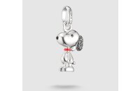 Anh&auml;nger 925 Silber Snoopy Pav&eacute; PEANUTS Connect