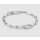 Armschmuck 925 Silber Paperclip Connect