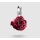 Anh&auml;nger 925 Silber Kaltemail "Rosenbl&uuml;te rot"