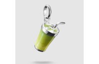 Anh&auml;nger 925 Silber Kaltemail "Matcha Latte"