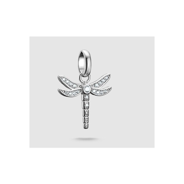 Anh&auml;nger 925 Silber Zirkonia "Libelle"