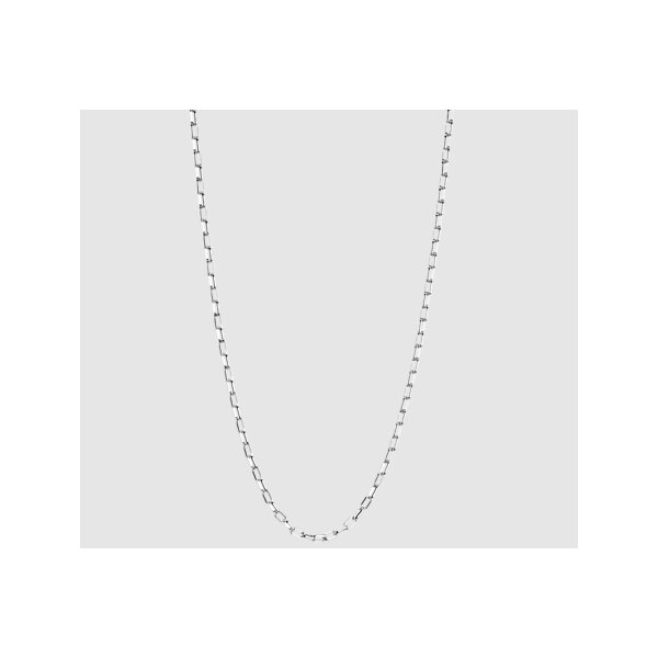 Halsschmuck 925 Silber gelbvergoldet "Paperclip"