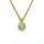 Halsschmuck 14 Karat Gelbgold Brillant 0,25ct G vs
