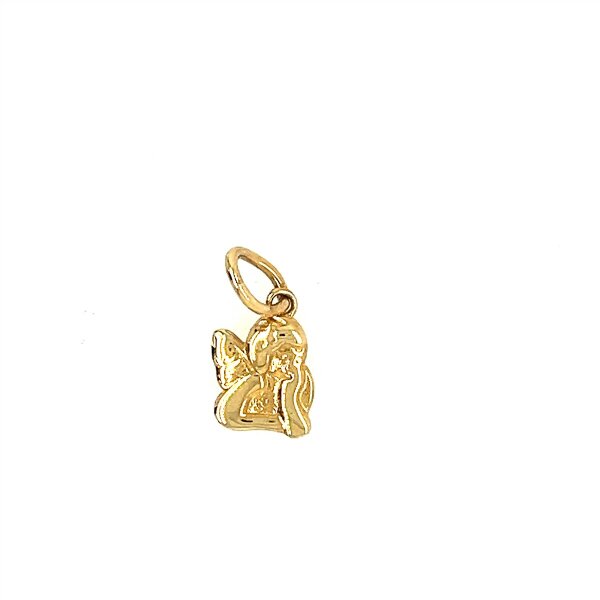 Anh&auml;nger 14 Karat Gelbgold Schutzengel