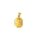Anh&auml;nger 4 Karat Gelbgold Schutzengel mit Brillant 0,005ct