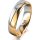 Ring 18 Karat Gelb-/Weissgold 5.0 mm poliert