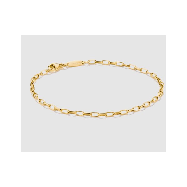 Armschmuck 925 Silber gelbvergoldet Paperclip Connect