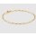 Armschmuck 925 Silber gelbvergoldet Paperclip Connect