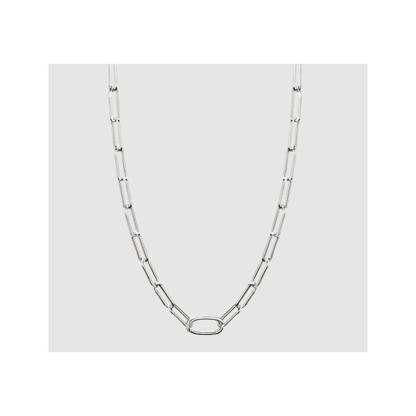 Halsschmuck 925 Silber Paperclip
