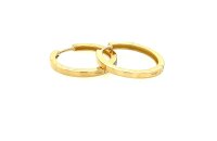Ohrschmuck 14 Karat Gelbgold Kreolen