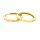 Ohrschmuck 14 Karat Gelbgold Kreolen
