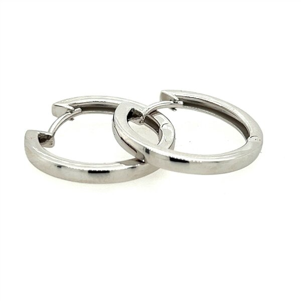 Ohrschmuck 925 Silber rhodiniert Schanierkreolen