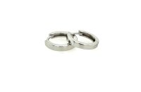 Ohrschmuck 925 Silber rhodiniert Schanierkreolen