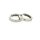 Ohrschmuck 925 Silber rhodiniert Schanierkreolen