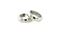 Ohrschmuck 925 Silber rhodiniert Schanierkreolen