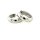 Ohrschmuck 925 Silber rhodiniert Schanierkreolen
