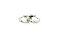 Ohrschmuck 925 Silber rhodiniert Schanierkreolen