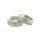 Ohrschmuck 925 Silber rhodiniert Schanierkreolen Zirkonia