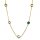 Halsschmuck 14 Karat Gelbgold Turmaline