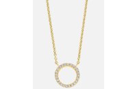 Halsschmuck 925 Silber gelbvergoldet Zirkonia