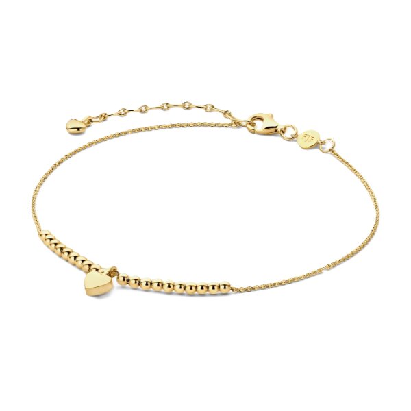 Fu&szlig;schmuck 925 SIlber gelbvergoldet Kugeln