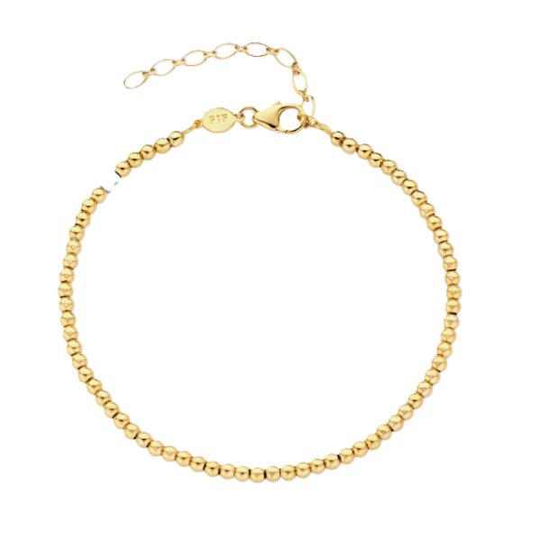 Armschmuck 925 Silber gelbvergoldet Kugeln