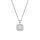 Halsschmuck 925 Silber rhodiniert 17 Zirkoina