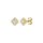Ohrschmuck 925 Silber gelbvergoldet 42 Zirkonia