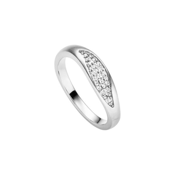 Ring 925 Silber rhodiniert 27 Zirkonia