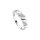 Ring 925 Silber rhodiniert 30 Zirkonia