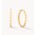 Coeur de Lion Ohrschmuck Kreolen Spikes gold Edelstahl