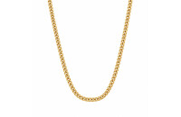 Halsschmuck 18 Karat Gelbgold Panzer hohl 47cm