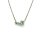 Halsschmuck 14 Karat Weissgold Brillant cushion 0,20ct G vs