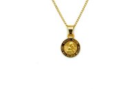 Anh&auml;nger 14 Karat Gelbgold Schutzengel