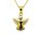 Anh&auml;nger 14 Karat Gelb / Weissgold Schutzengel