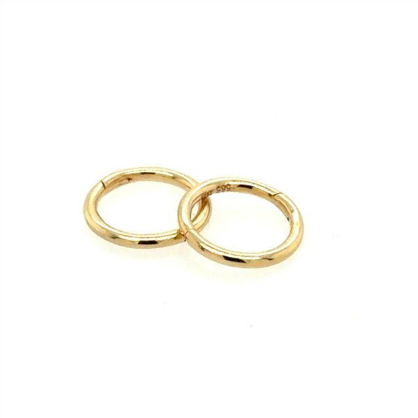Ohrschmuck 14 Karat Gelbgold Kreole
