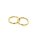 Ohrschmuck 14 Karat Gelbgold Kreole