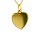 Anh&auml;nger 14 Karat Gelbgold Herz (gravierbar)